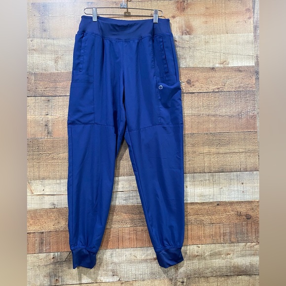 WonderWink Navy Jogger Pants - Picture 1 of 5